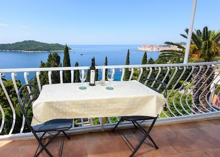 2-bed Sleeps 4 With Sea View 10 Min To 公寓 杜布罗夫尼克